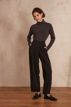Preppy Trousers - Black
