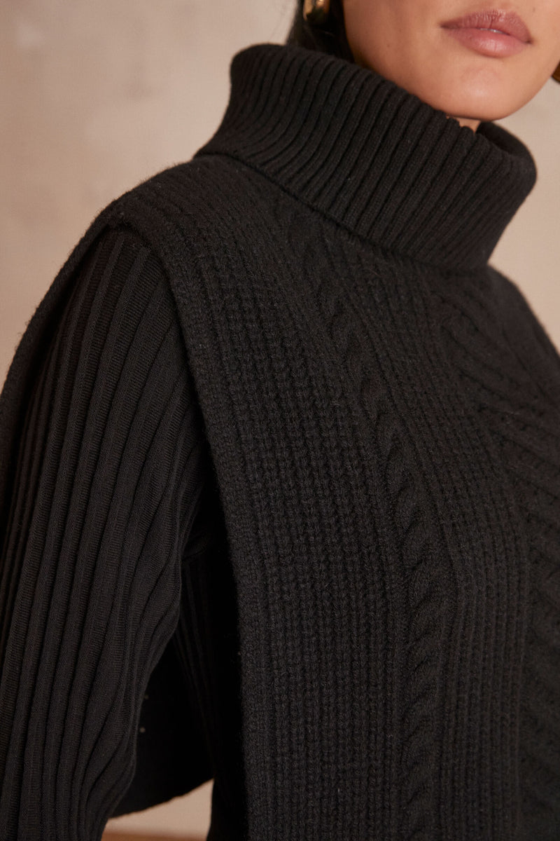 Echarpe Liame - Noir