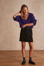 Flowing Billie Velvet - Black