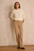 Ninon Corduroy Trousers - Light Taupe