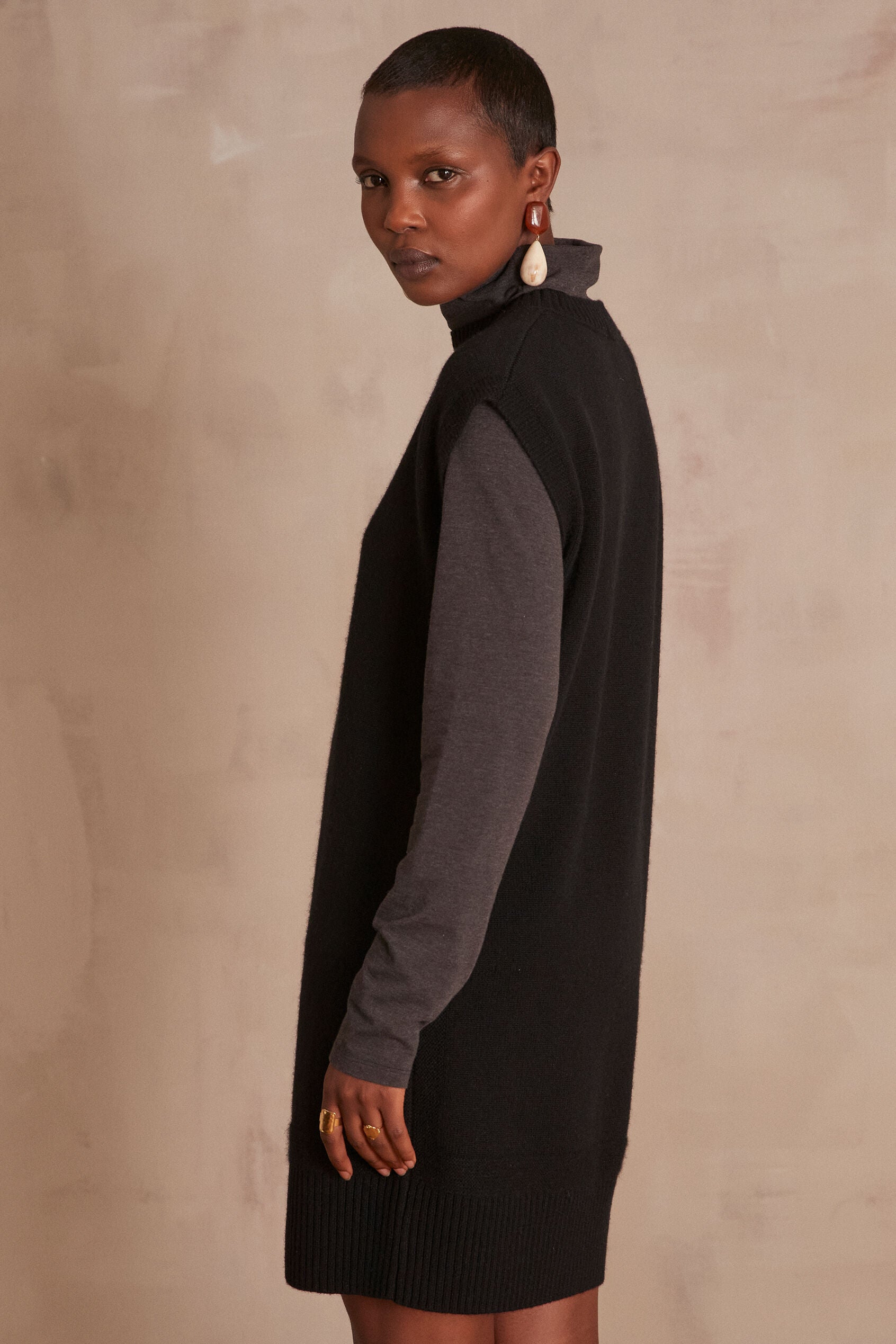 Robe Maille Marion - Noir