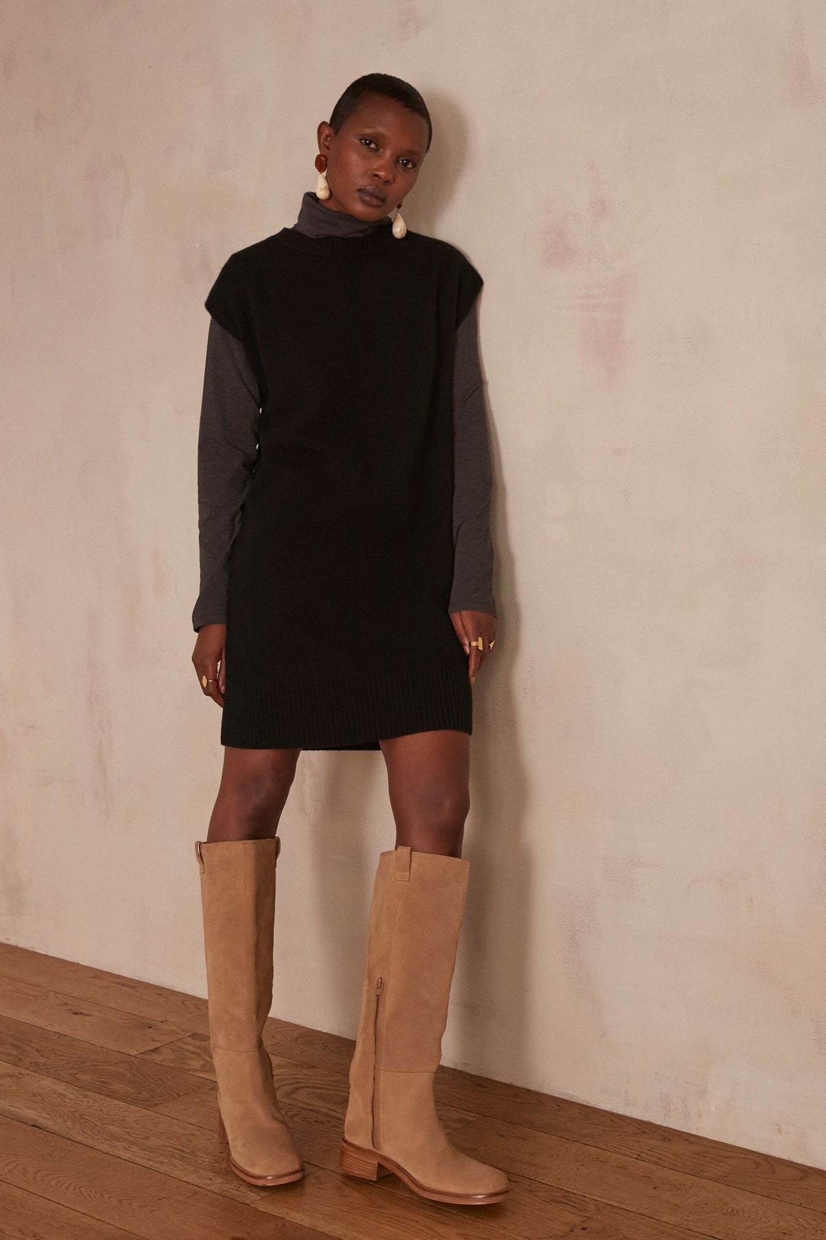 Robe Maille Marion - Noir