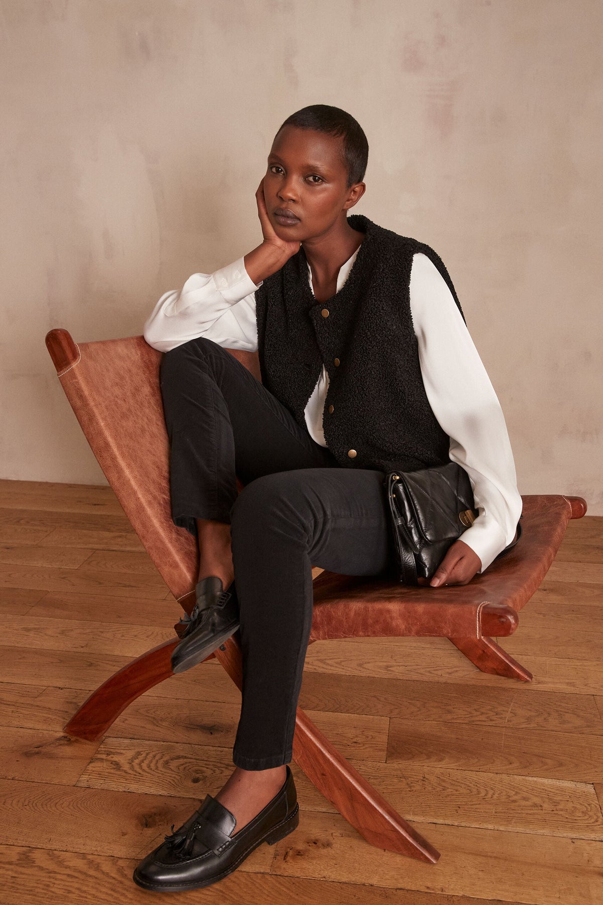 Pantalon Vanni Velours - Noir