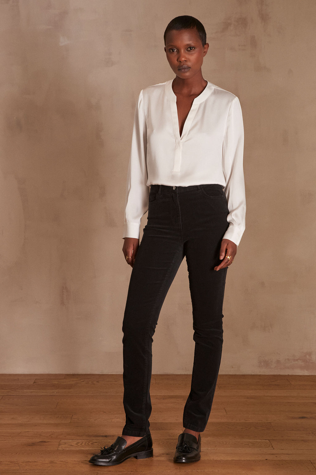 Pantalon Vanni Velours - Noir