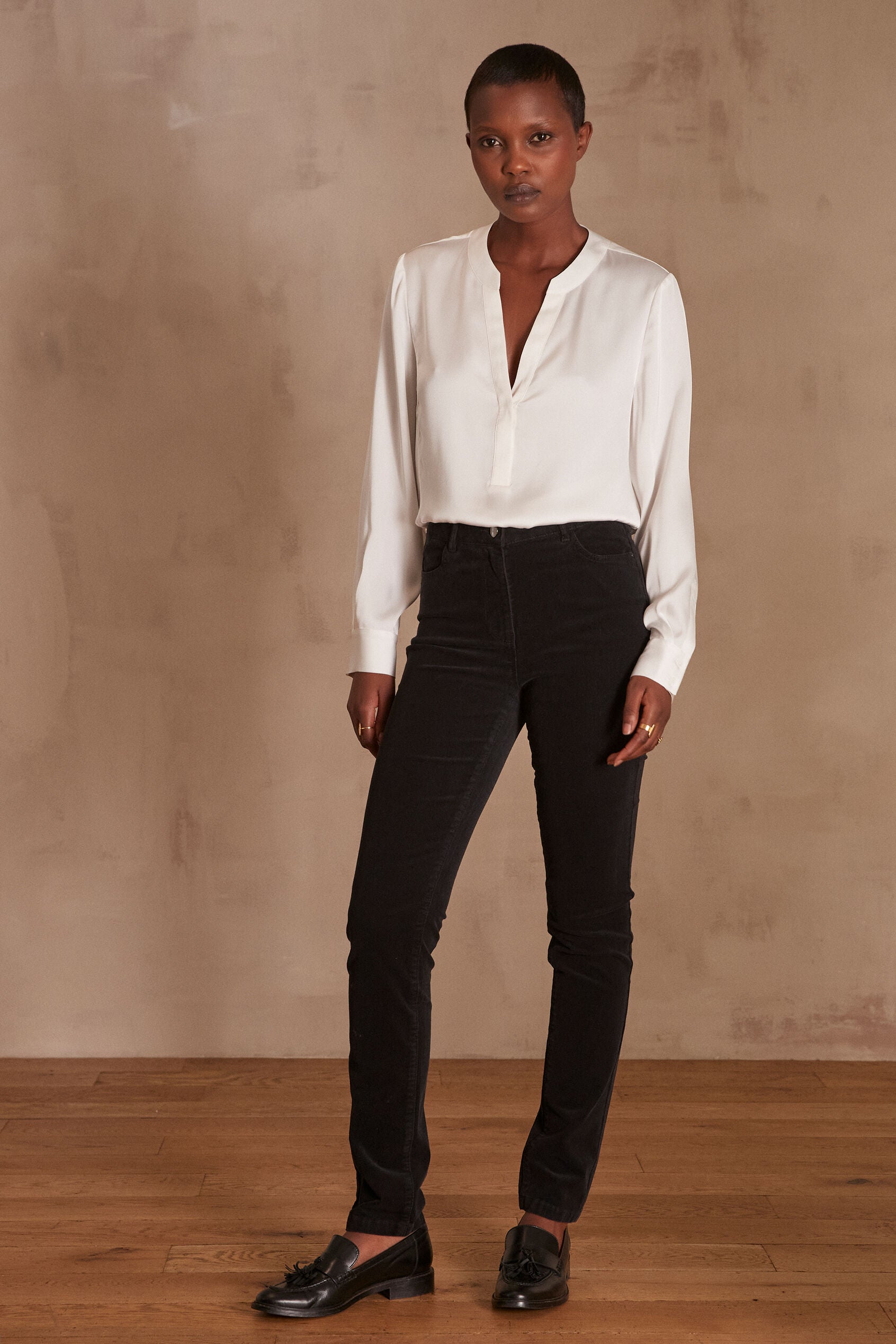 Pantalon Vanni Velours - Noir
