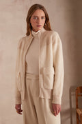 Claudio Waistcoat/Cardigan - Cream