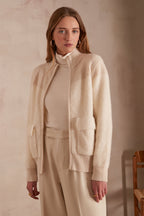Claudio Waistcoat/Cardigan - Cream