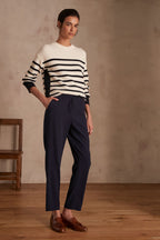 Ferdinand Crepe Trousers - Navy