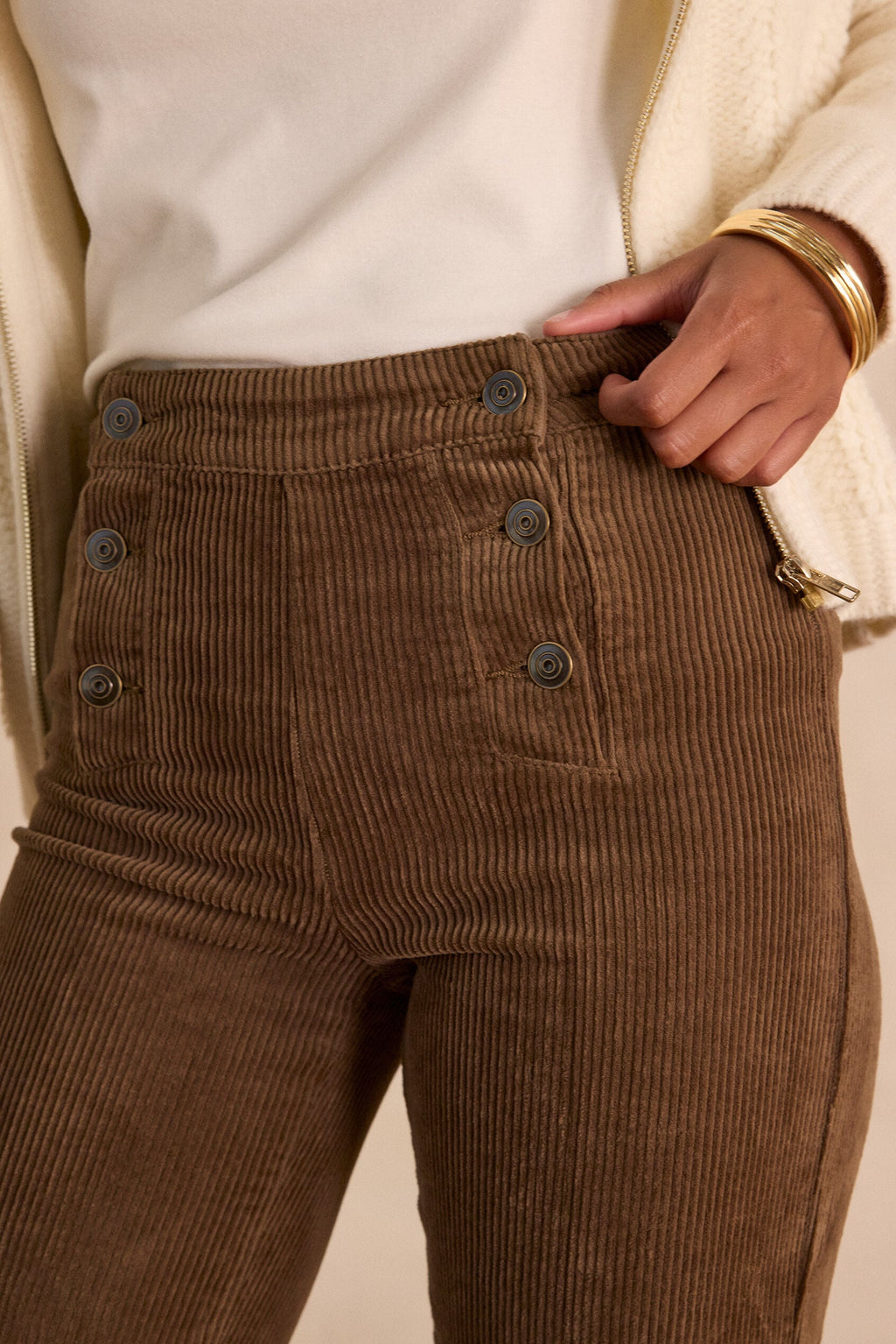 Oxan Corduroy Trousers - Rizière