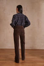 Pantalón Oxan Terciopelo - Chocolate