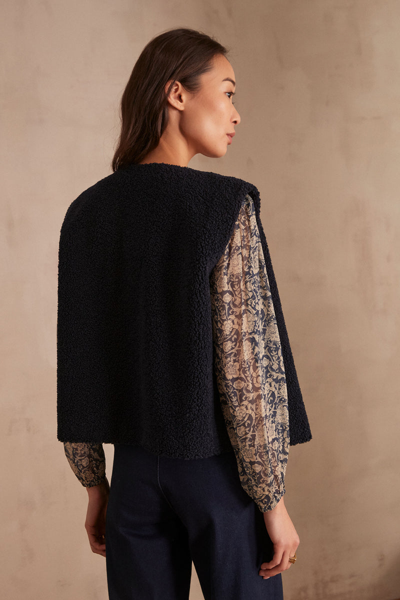 Gilet Sharon - Encre