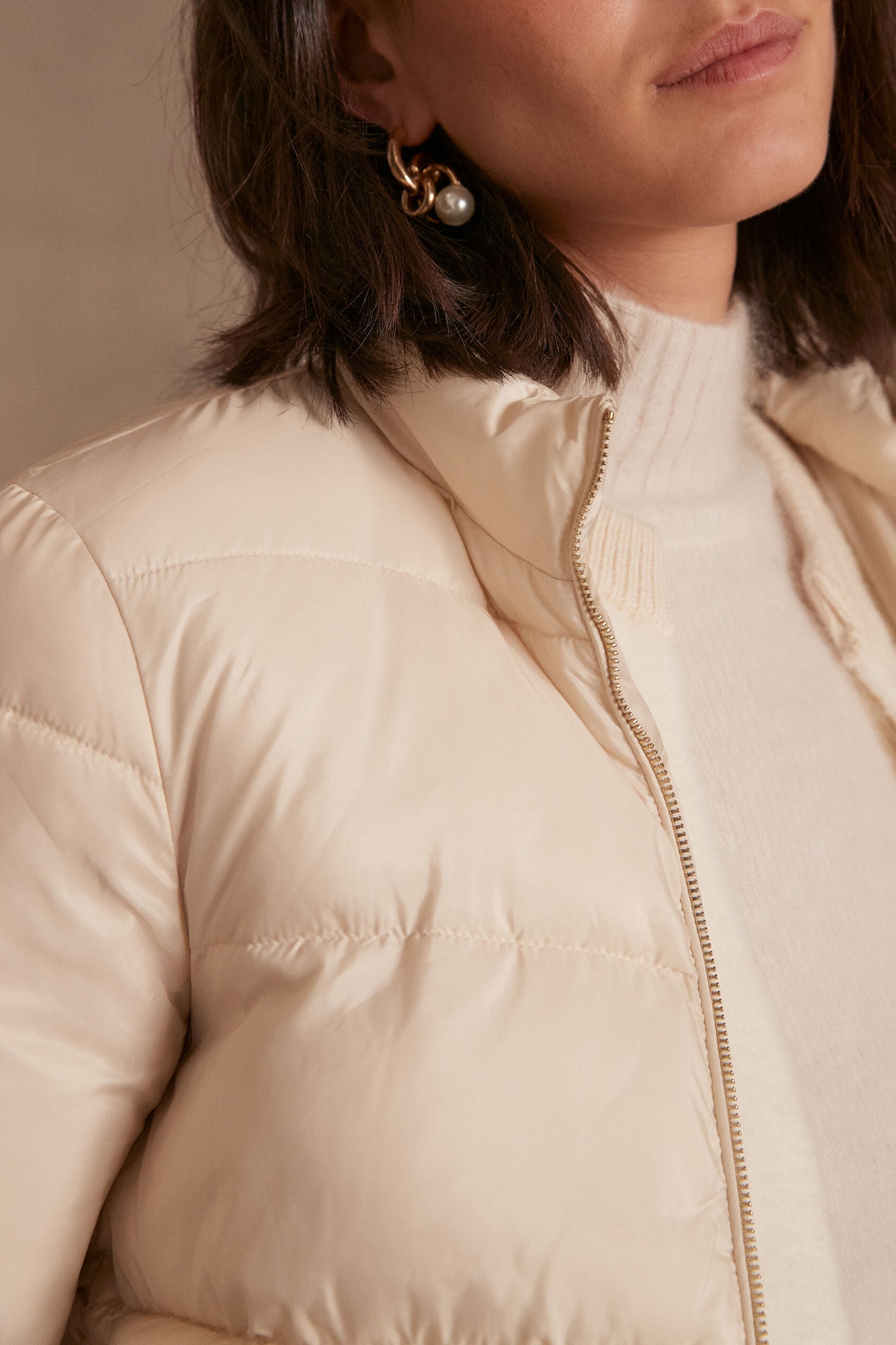 Alister Puffer Jacket - Natural