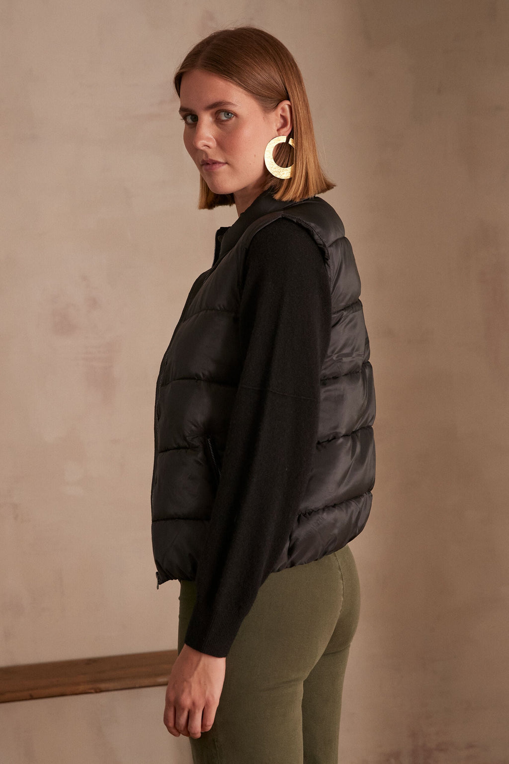 Ali Puffer Jacket - Black