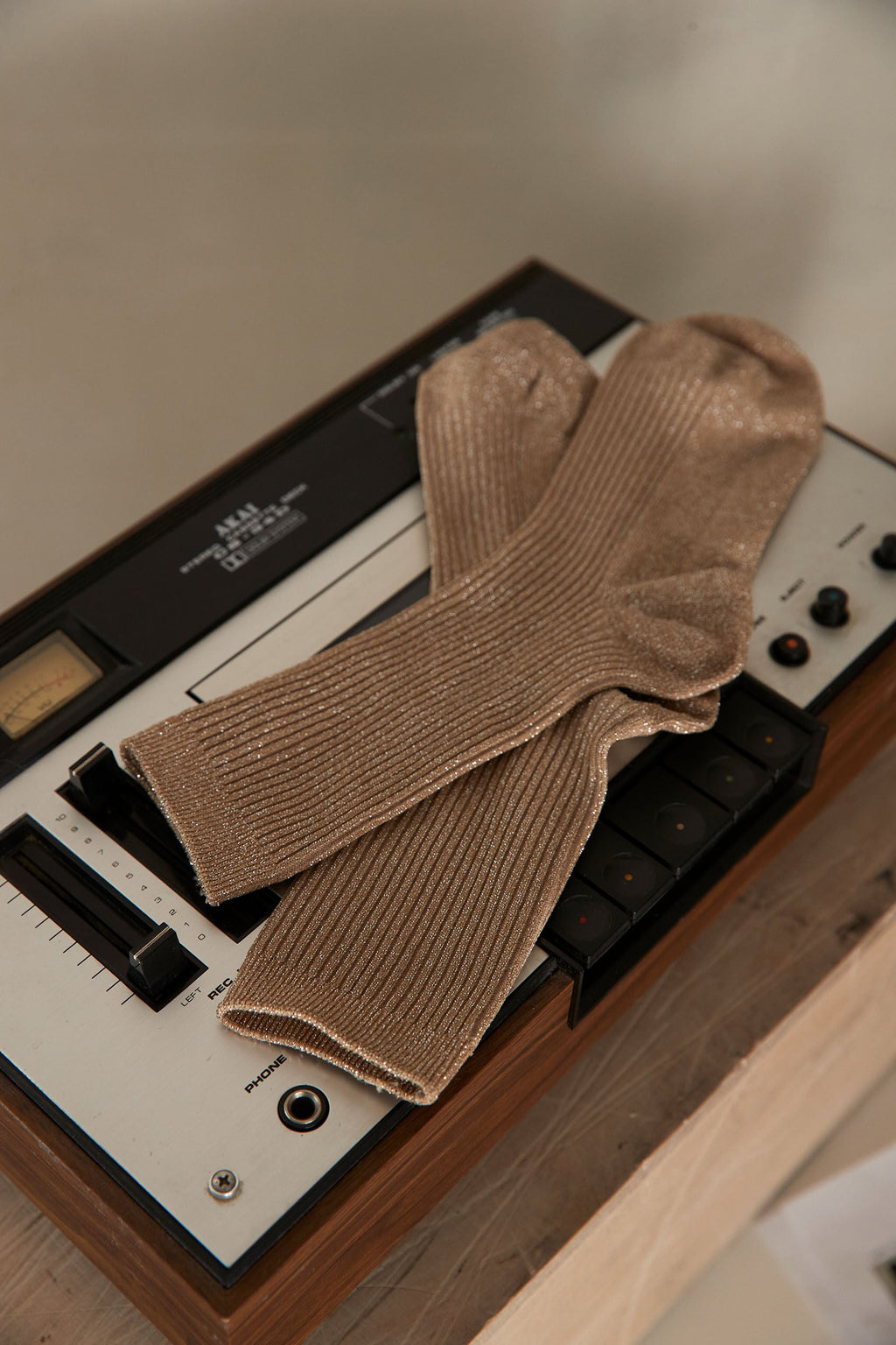 Sonia Sock Gloves - Ecru