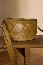 Gaby Banana Satchel Bag - Leaf