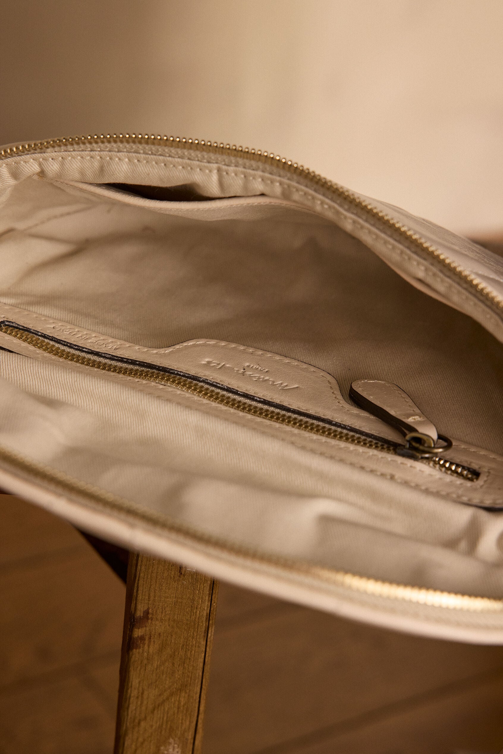 Sac Besace Gaby Banane - Crème