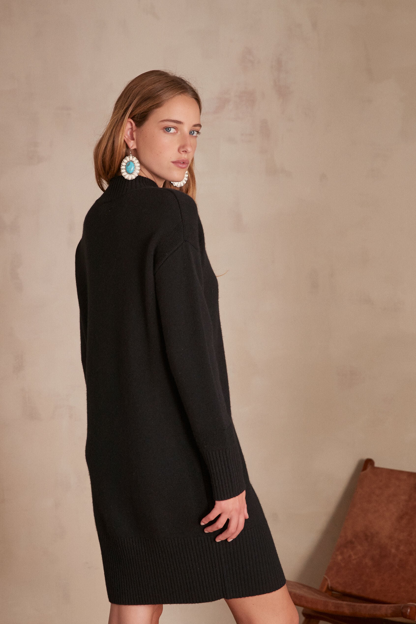 Maria Knit Dress - Black