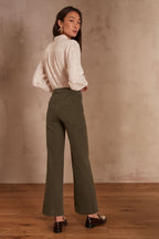 Oxan Overdyed Trousers - Khaki