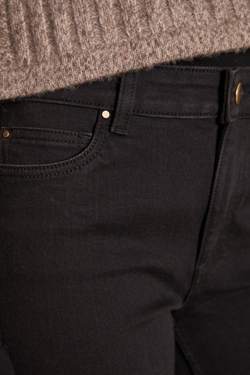 Lou Slim Trousers - Black