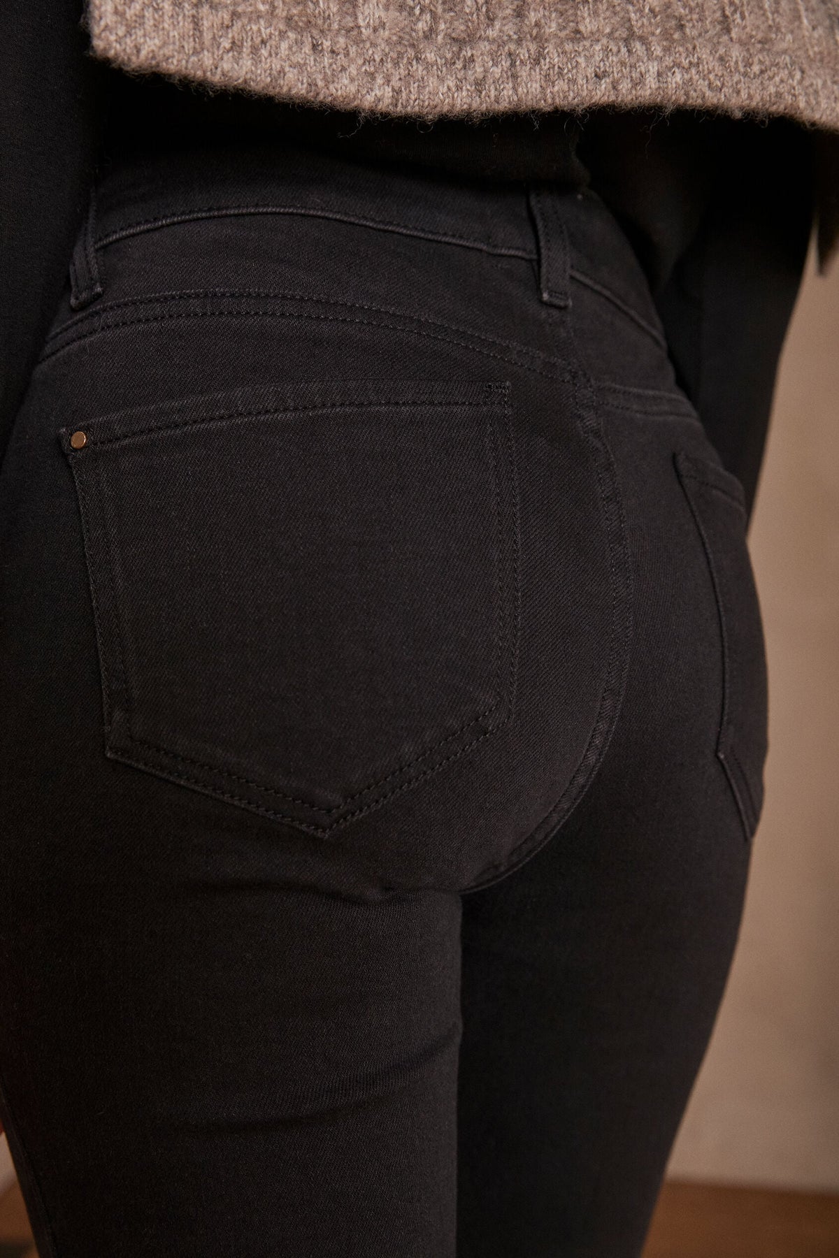 Lou Slim Trousers - Black