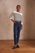 Suzy Slim Trousers - Dark Indigo