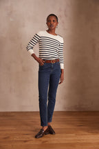 Suzy Slim Trousers - Dark Indigo