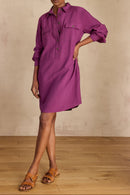 Marline Dress - Dark Fuchsia