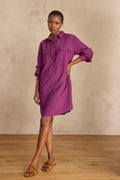 Marline Fluid Dress - Deep Fuchsia