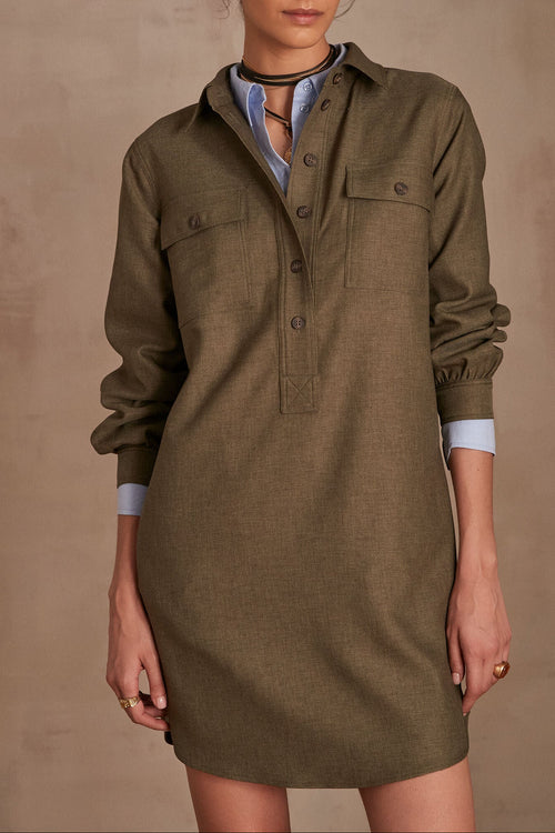 Marline Dress - Khaki