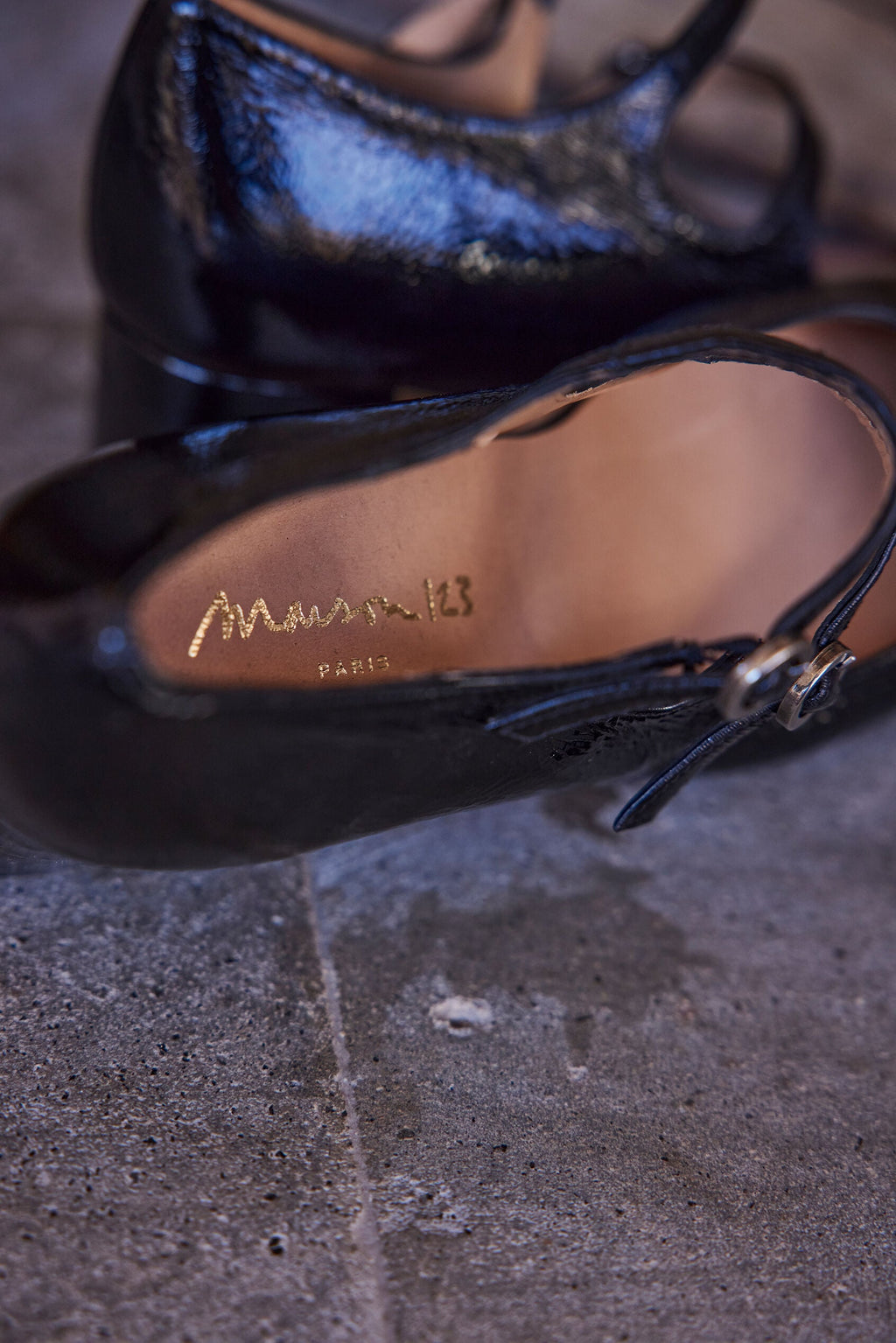 Rafael Mary Jane Sandals - Black