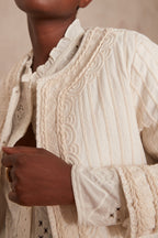 Sarah Embroidered Jacket - Natural