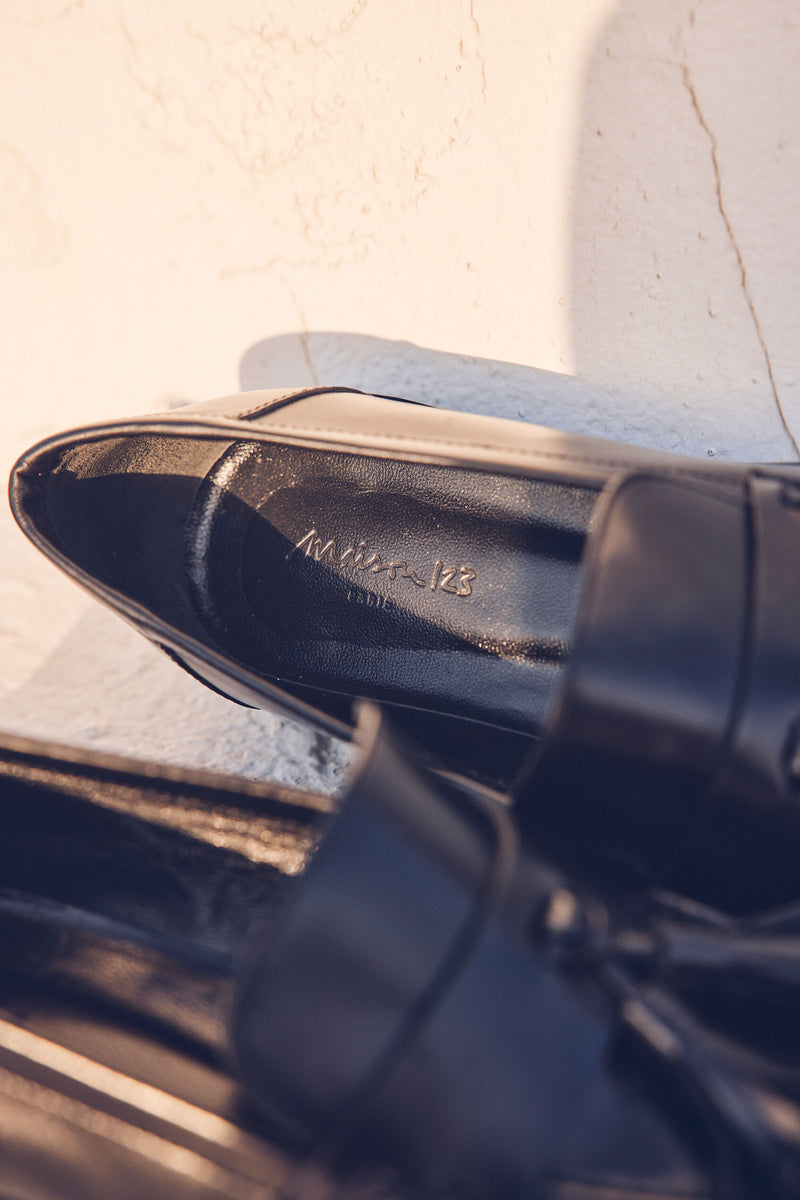 Mocassins Rosa - Noir