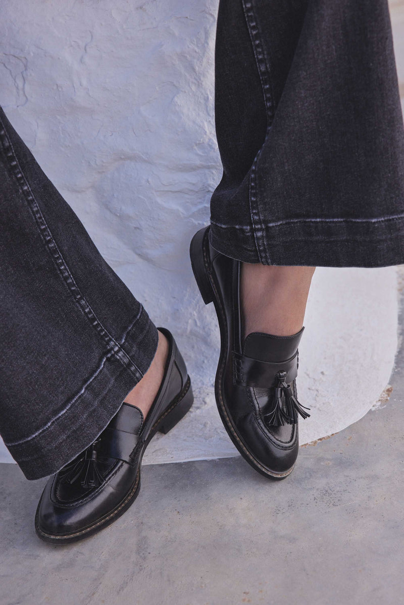 Mocassins Rosa - Noir