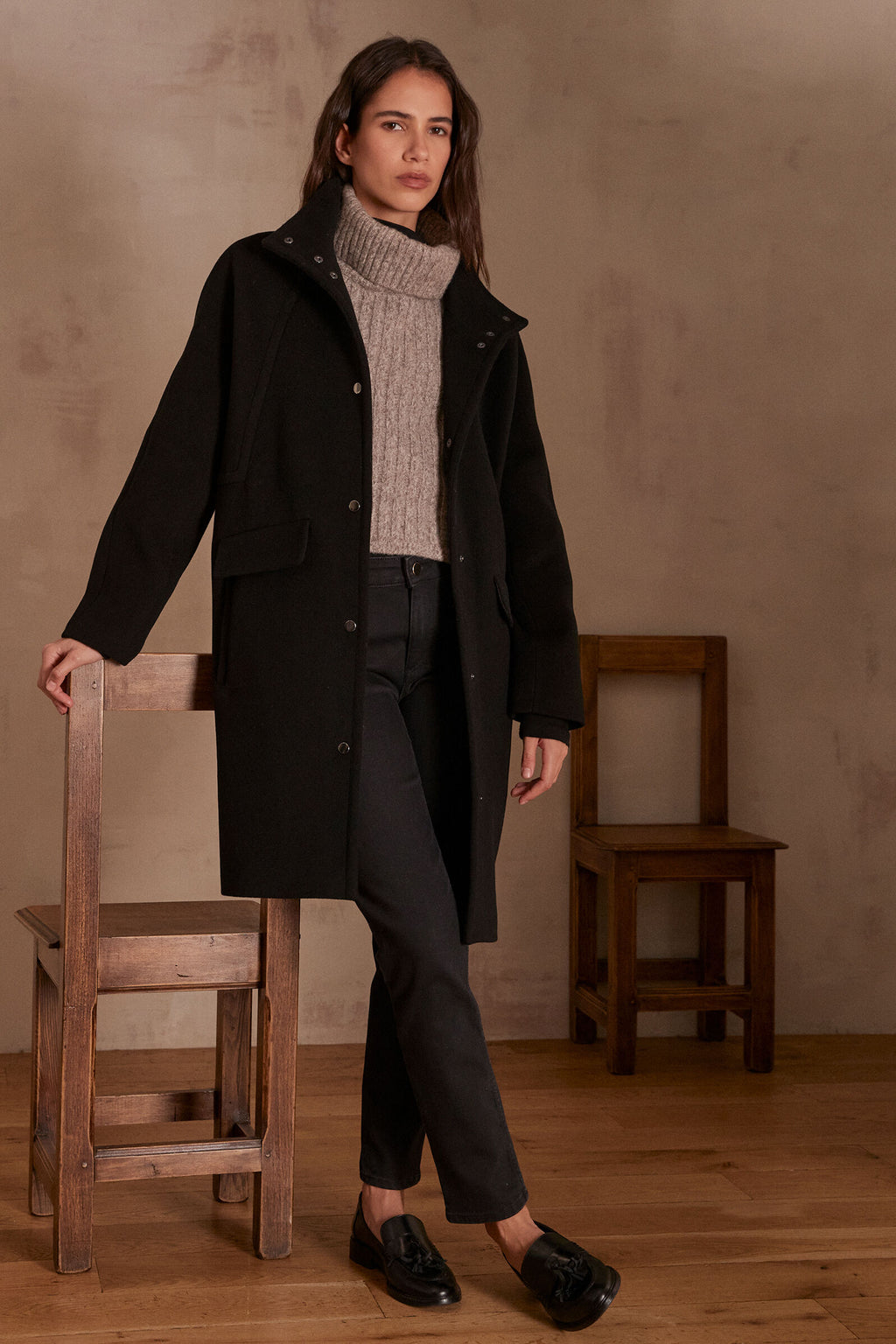 Alpha Coat - Black