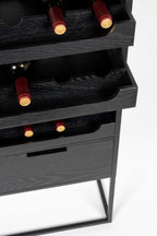 Guuji Haut - Wine Cabinet - MDF - Black