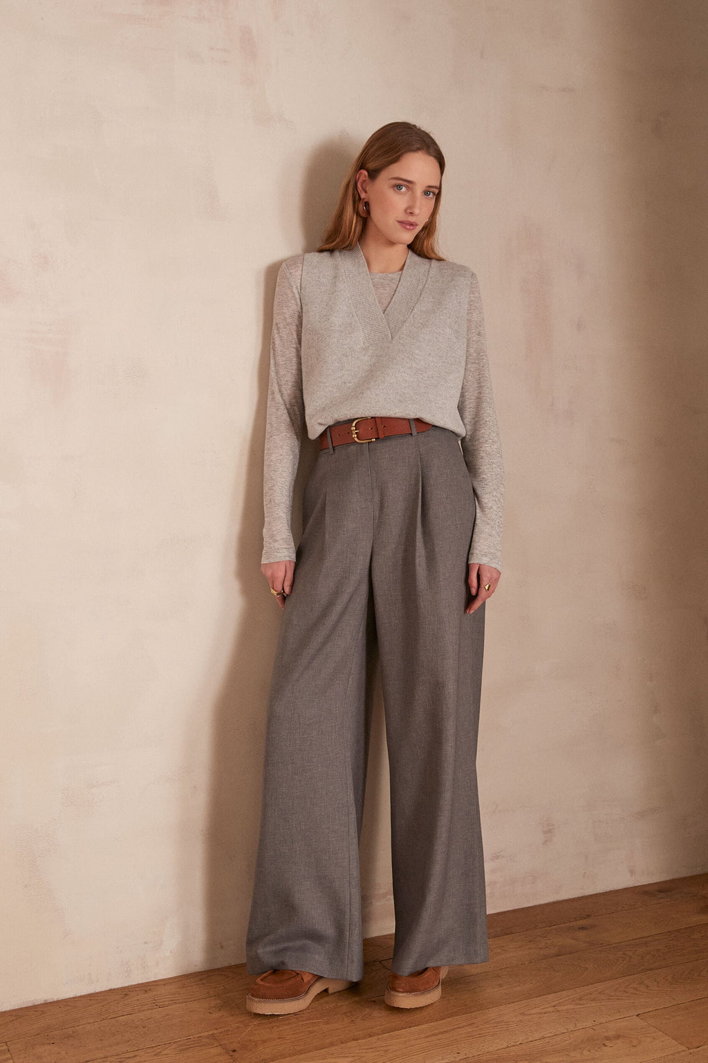 Aristide Jumper - Light Grey Marl