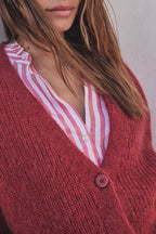 Chelton Cardigan - Rust