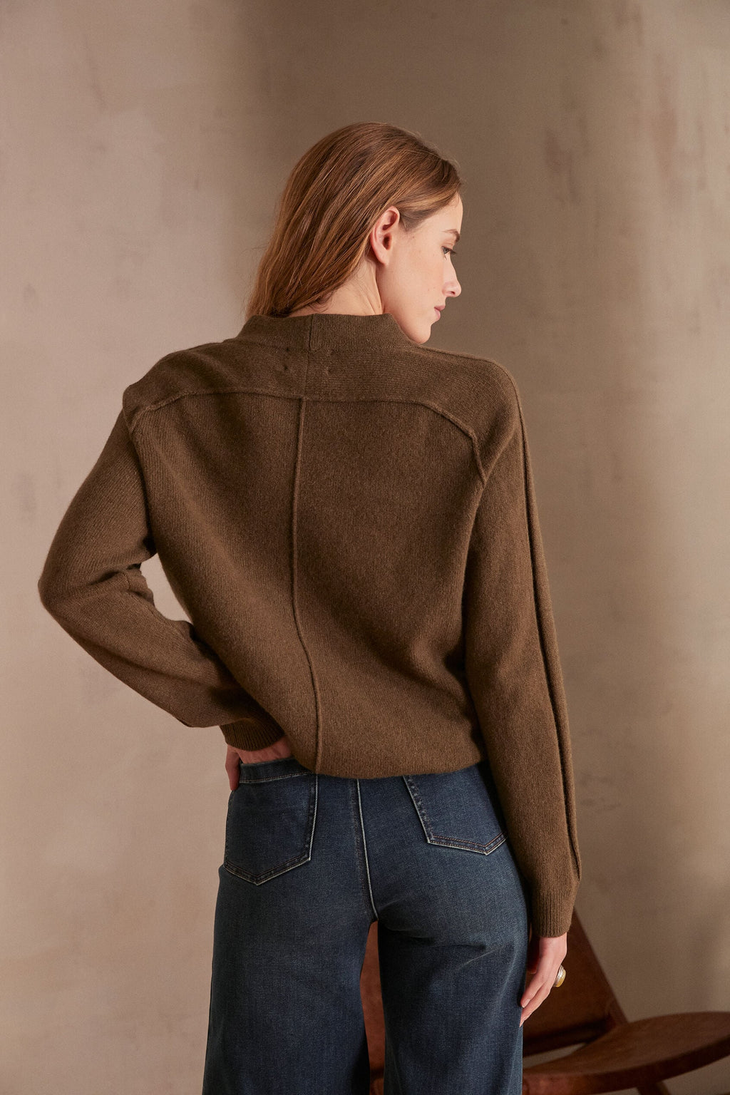 Clinton Plain Jumper - Khaki
