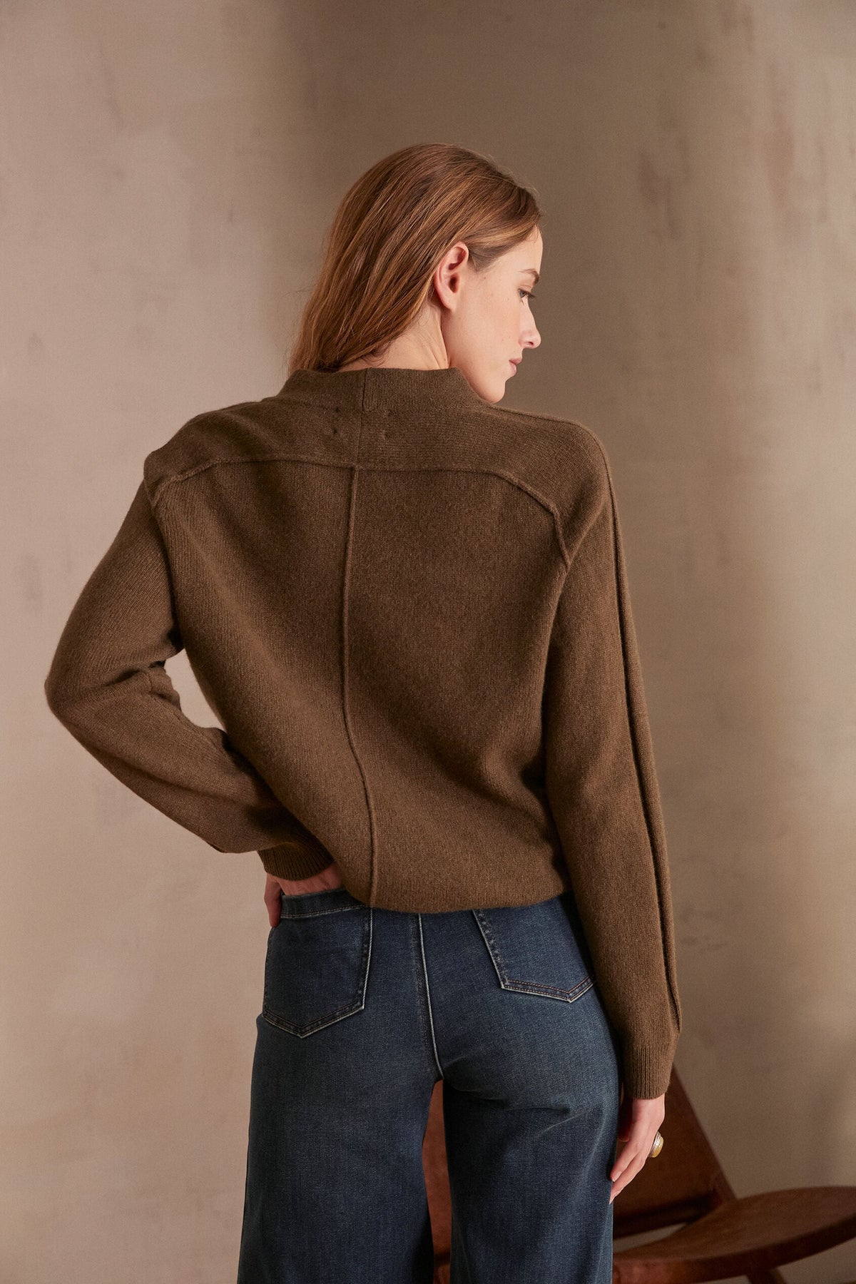 Clinton Plain Jumper - Khaki