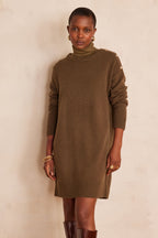 Lina Knit Dress - Khaki