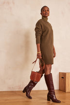 Lina Knit Dress - Khaki