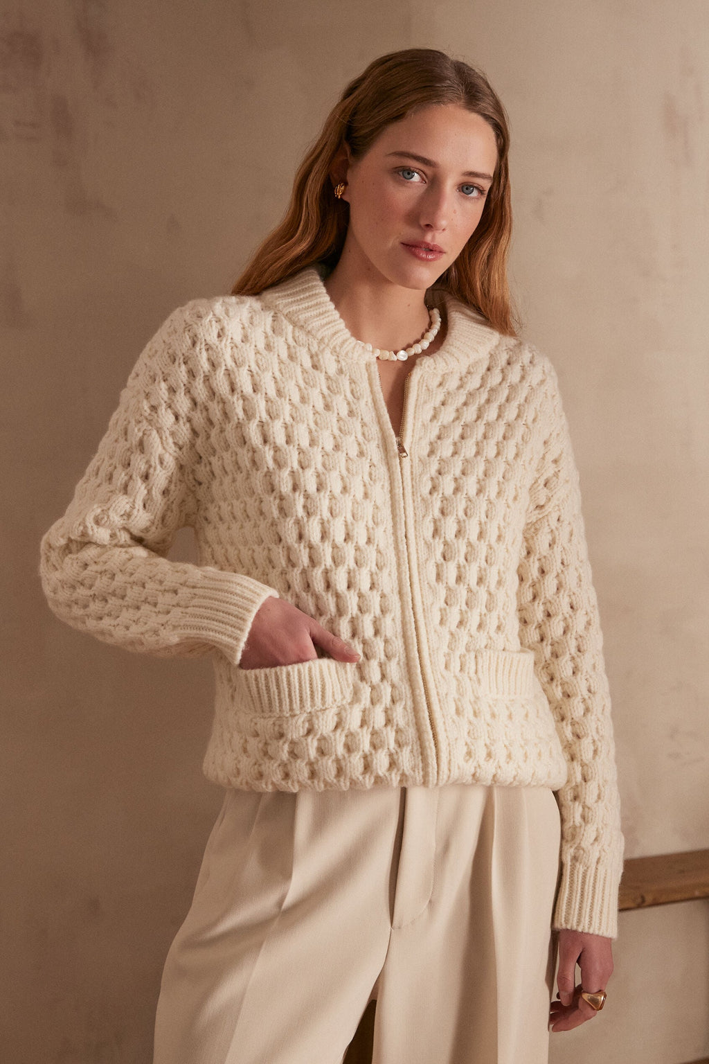 Sulimane Cardigan - Cream