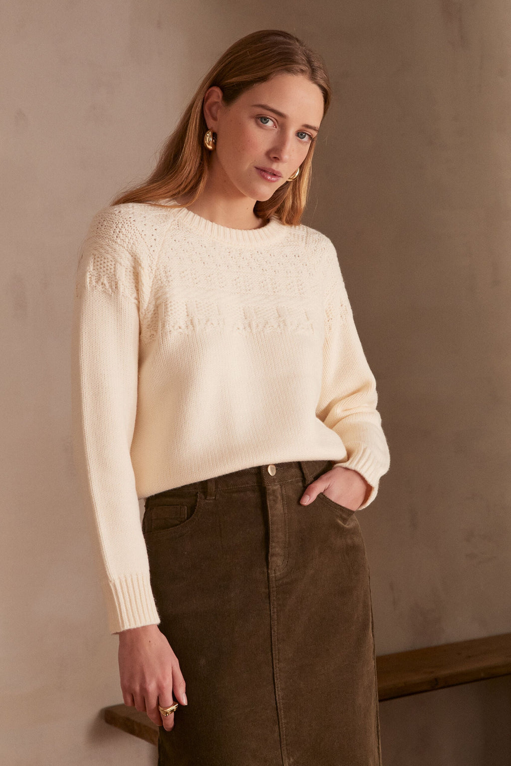 Serena Jumper - Cream