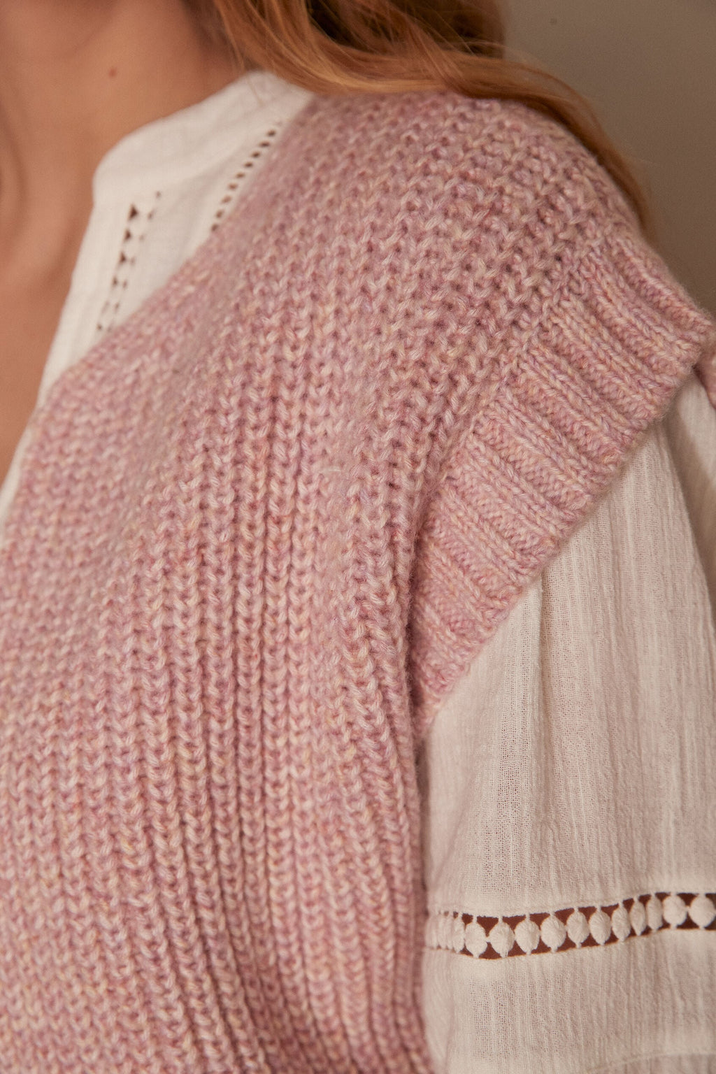 Stefen Cardigan - Pale Mauve