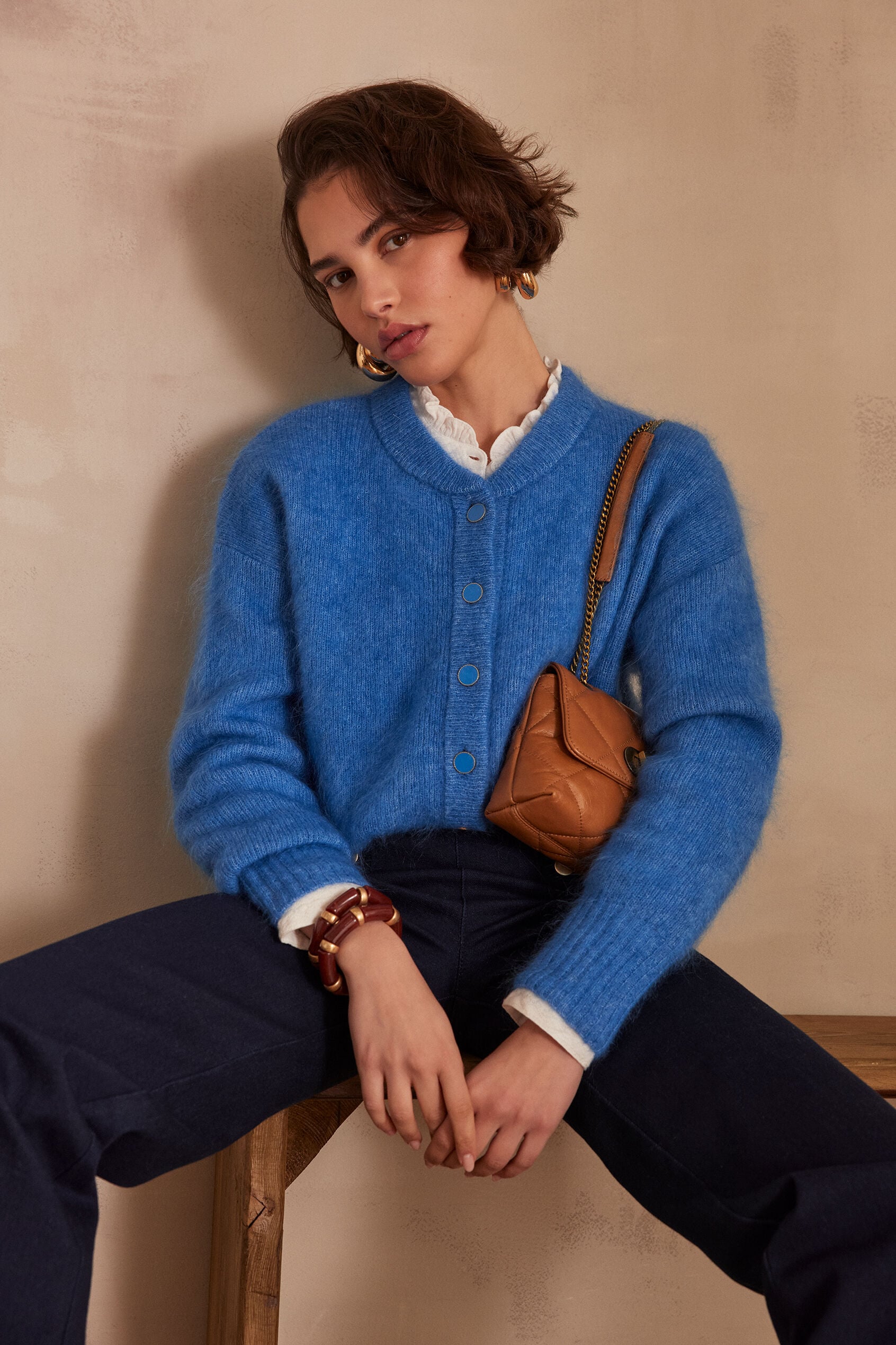 Lou Cardigan - Blue