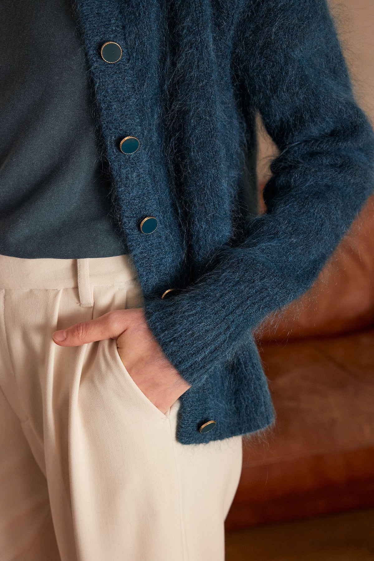 Lou Cardigan - Forest Green
