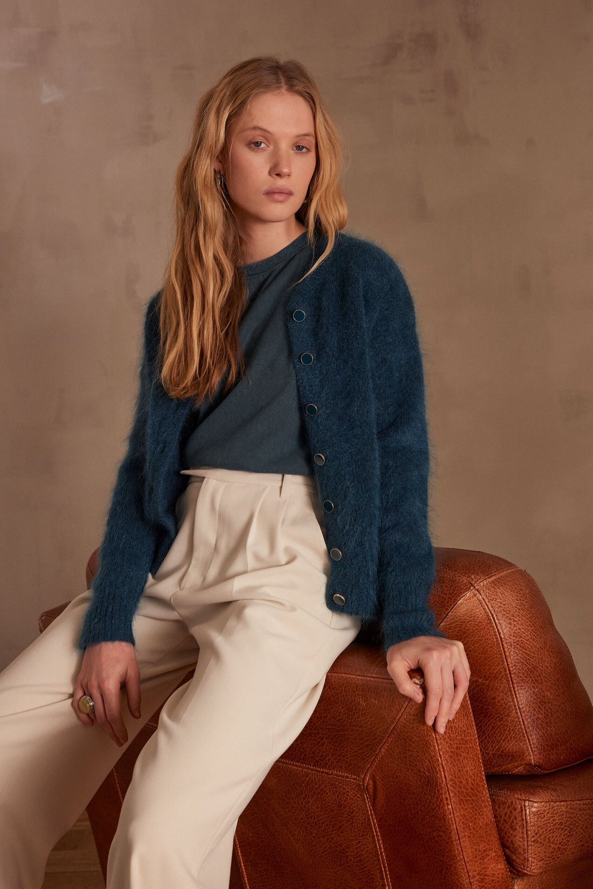 Lou Cardigan - Forest Green