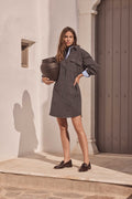 Lou Flared Dress - Navy