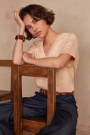 Alma Tshirt - Apricot