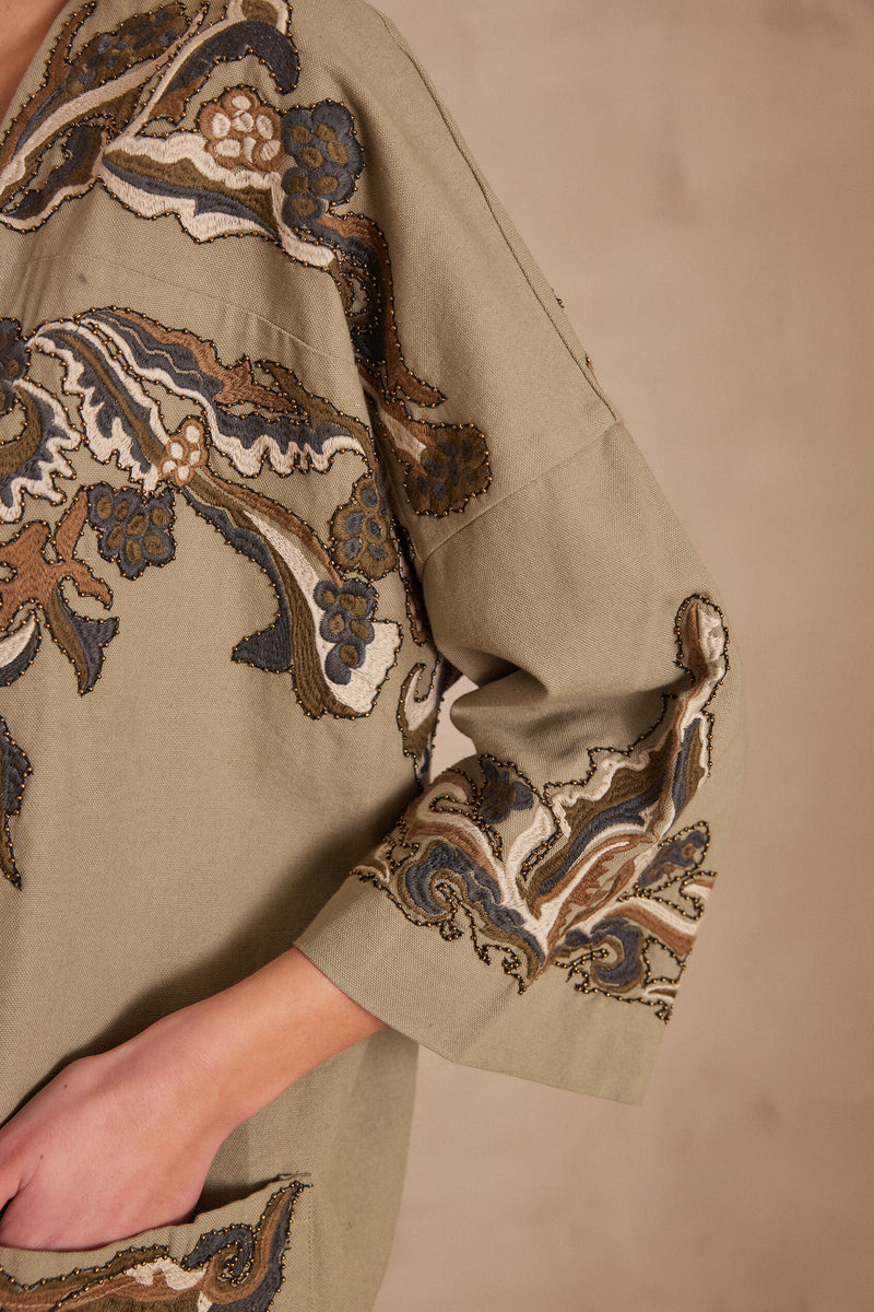 Veste Nouria - Feuille